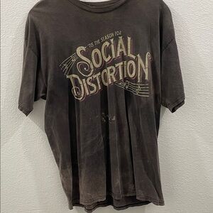 Social Distortion Graphic T-Shirt - Black